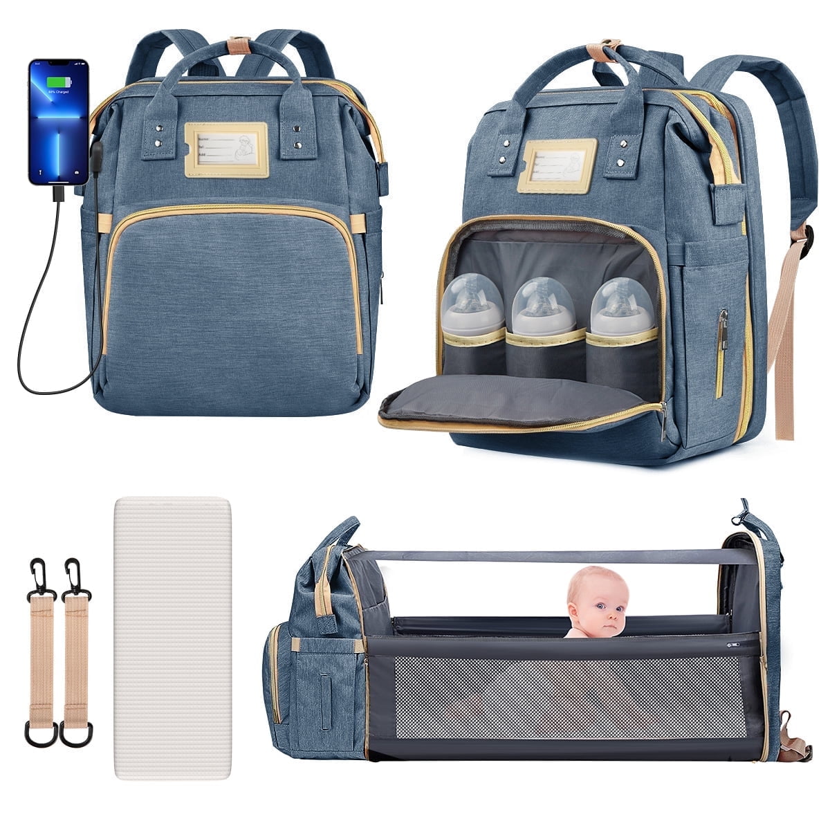 Large Capacity Diaper Bag Backpack