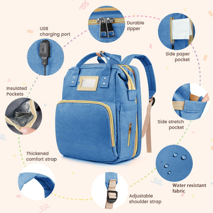 Large Capacity Diaper Bag Backpack